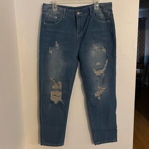 Distressed SHEIN Jeans